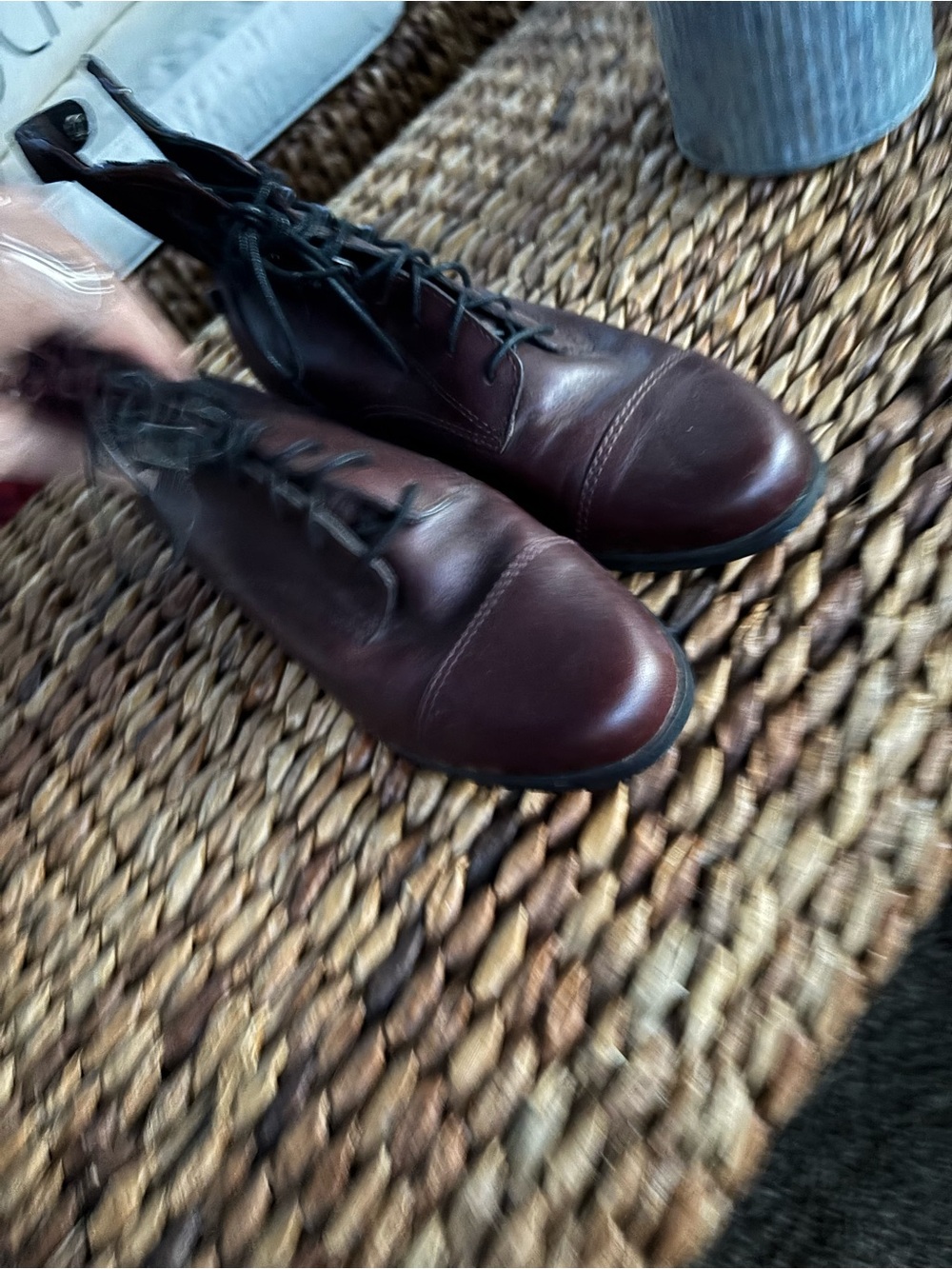 Ariat Women's Dark Brown Leather Lace-Up paddock Boots - Picture 4 of 7